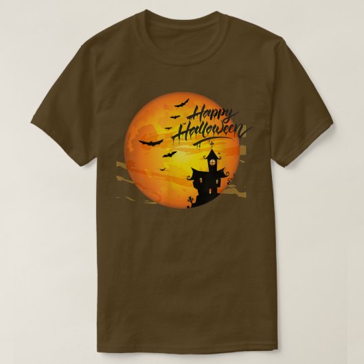 Happy Halloween Christmas Design Tシャツ (デザイン正面)