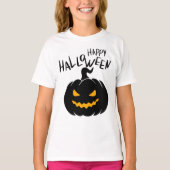 Happy Halloween Citrouille Tシャツ (正面)