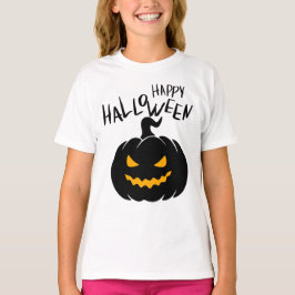 Happy Halloween Citrouille Tシャツ