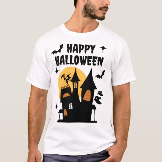 Happy Halloween | Classic Halloween T-Shirt Tシャツ (正面)