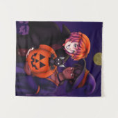 Happy Halloween Costumes タペストリー (正面(横))