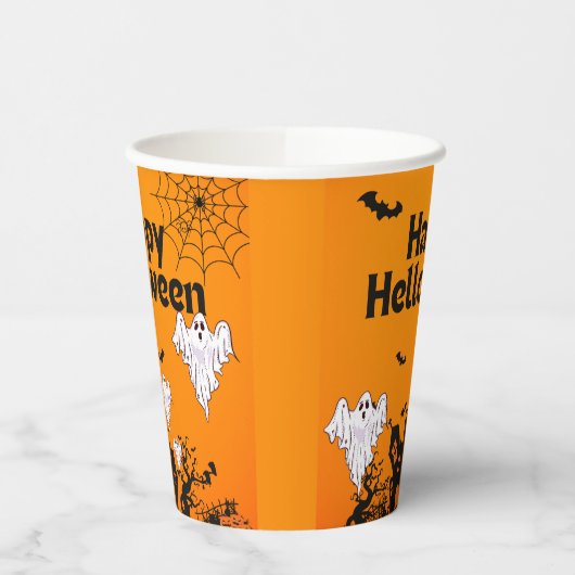 Happy Halloween Design 紙コップ (左)