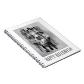 Happy Halloween. Distressed skull ノートブック (右側)