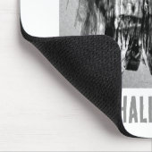 Happy Halloween. Distressed skull マウスパッド (コーナー)