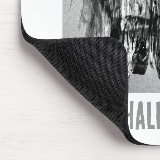 Happy Halloween. Distressed skull マウスパッド (コーナー)