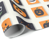  Happy Halloween Emoji for Kids ラッピングペーパー (ロールコーナー)