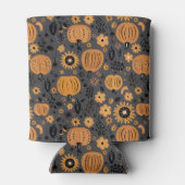 Happy Halloween Fall Pumpkin Family Name 缶クーラー (裏面)
