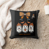 Happy Halloween – fantômes café mignons クッション (ブランケット)