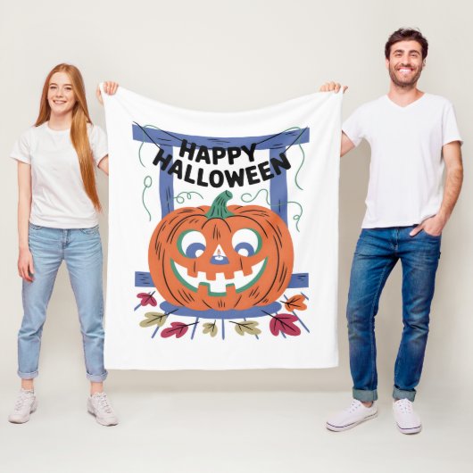 Happy Halloween Fleece Blanket フリースブランケット (インサイチュ)