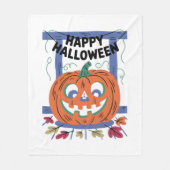 Happy Halloween Fleece Blanket フリースブランケット (正面)