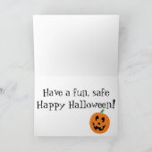 Happy Halloween! Folded Greeting Card カード (内部)