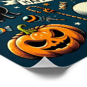 Happy Halloween Fun & Spooky ポスター (角)