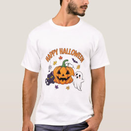 Happy Halloween Ghost Tシャツ