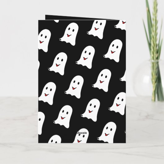 Happy Halloween gift greeting card 2025 カード (裏面)