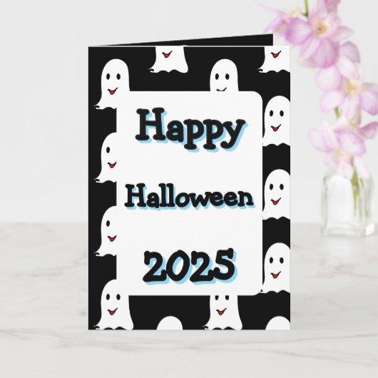 Happy Halloween gift greeting card 2025 カード (蘭)