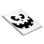 happy Halloween, Halloween party, funny Halloween  ノートブック (右側)