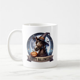 Happy Halloween Horse Mug, Halloween Gift, Animal コーヒーマグカップ