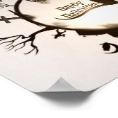 Happy Halloween Illustration ポスター (角)