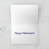 Happy Halloween Kitty Grotesques card カード (内部)