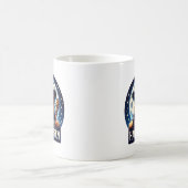 Happy Halloween Lion Coffee Mug, Animal Gift コーヒーマグカップ (中央)