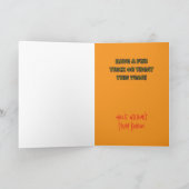 Happy Halloween Midnight Pick Up Truck カード (内部)