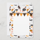 Happy Halloween Modern Spooky and Pumpkin Holiday  (裏面)