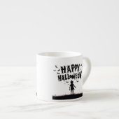 Happy Halloween:Mug with Mysterious Silhouette エスプレッソカップ (正面右)