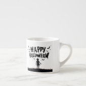 Happy Halloween:Mug with Mysterious Silhouette エスプレッソカップ (右)