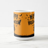 Happy Halloween:Mug with Mysterious Silhouette コーヒーマグカップ (中央)