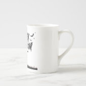 Happy Halloween:Mug with Mysterious Silhouette ボーンチャイナマグカップ (右)