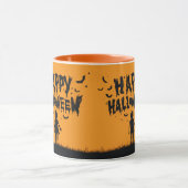 Happy Halloween:Mug with Mysterious Silhouette マグカップ (中央)