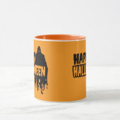 Happy Halloween: Mug with Mysterious Silhouette マグカップ (中央)