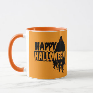 Happy Halloween: Mug with Mysterious Silhouette マグカップ