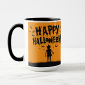 Happy Halloween:Mug with Mysterious Silhouette マグカップ (左)