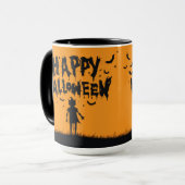 Happy Halloween:Mug with Mysterious Silhouette マグカップ (正面左)