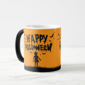 Happy Halloween:Mug with Mysterious Silhouette モーフィングマグカップ (正面左)