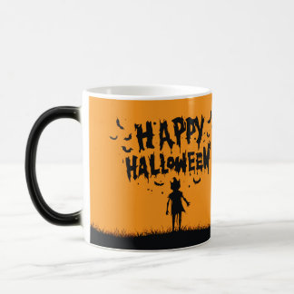 Happy Halloween:Mug with Mysterious Silhouette モーフィングマグカップ