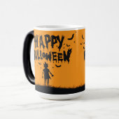 Happy Halloween:Mug with Mysterious Silhouette モーフィングマグカップ (正面左)