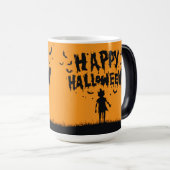 Happy Halloween:Mug with Mysterious Silhouette モーフィングマグカップ (正面右)