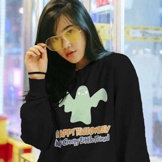 Happy Halloween My Creepy Little Friend Tシャツ