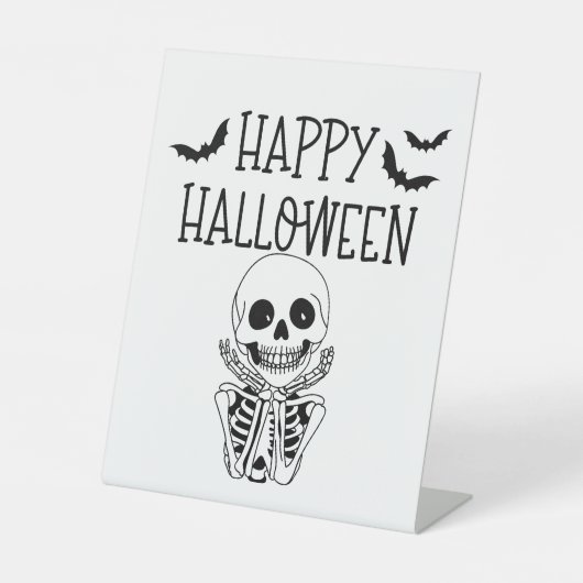 Happy Halloween Panneau sur pied 台座サイン (正面)