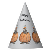 Happy Halloween Partyhütchen mit Taube パーティーハット (正面)