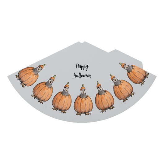 Happy Halloween Partyhütchen mit Taube パーティーハット (正面)