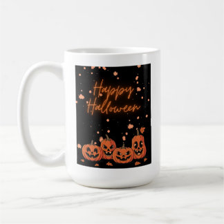 Happy Halloween Postcard コーヒーマグカップ