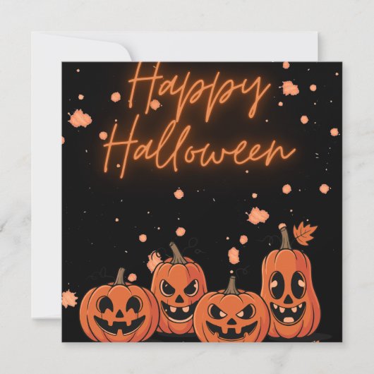 Happy Halloween Postcard シーズンカード (正面)
