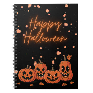 Happy Halloween Postcard ノートブック