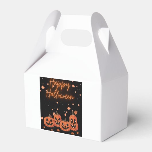 Happy Halloween Postcard フェイバーボックス (正面サイド)