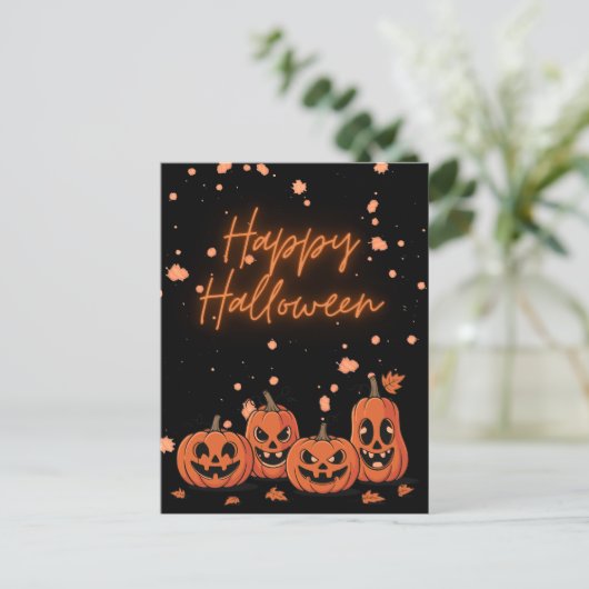 Happy Halloween Postcard ポストカード (スタンド正面)