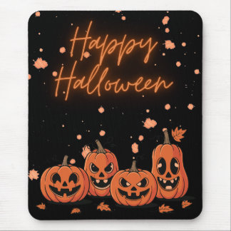 Happy Halloween Postcard マウスパッド