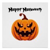 Happy Halloween Poster brillant ポスター (正面)